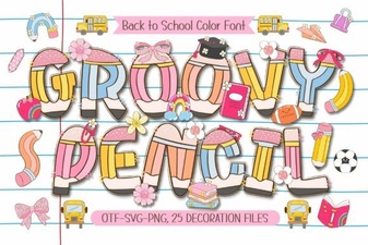 Groovy Pencil Font for Creative Projects and Ideas