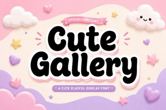 Cute Gallery Font for Unique Web Projects