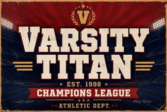 Varsity Titan Font Style Ideas and Creative Uses