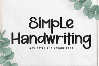 Free Download: Clean Handwriting Fonts for Projects