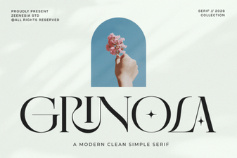 Grinola Font: a Modern Creative Typography Tool